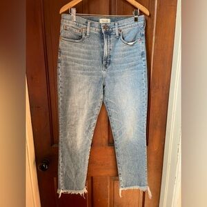 Madewell women’s size 30 the perfect vintage crop jeans